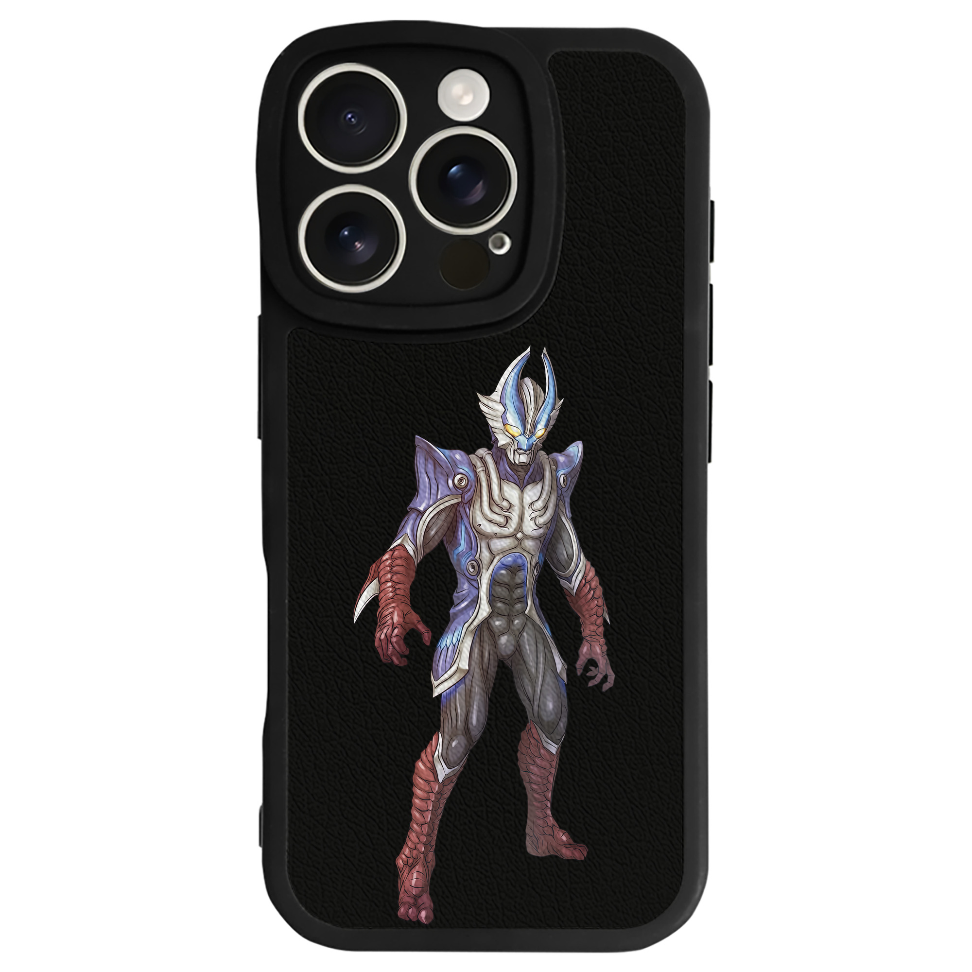 （画像用） ウルトラマン Ultraman 【iPhone 16シリーズ対応】シリコンスマホケース（レザー調） 材質：シリコン